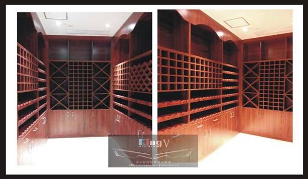 廣州水蔭路會所定制：酒窖、博古架、吧臺，安裝實例