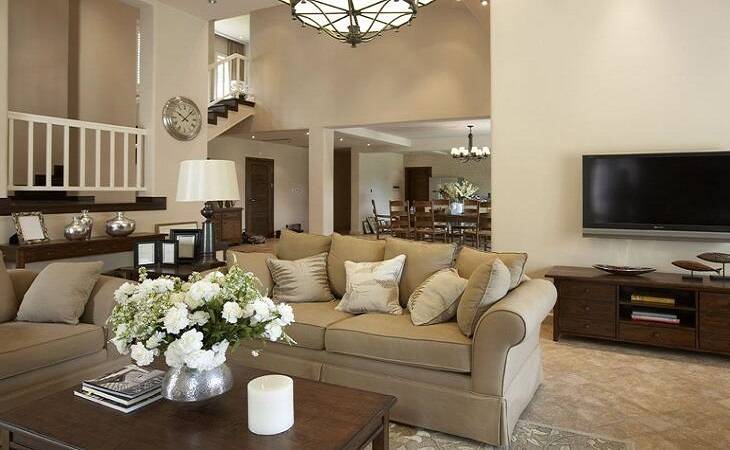 歐式客廳整體家具設計效果圖