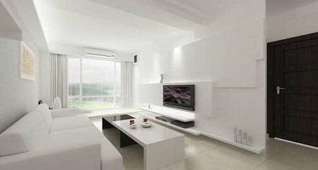 白色前衛風格家居搭配