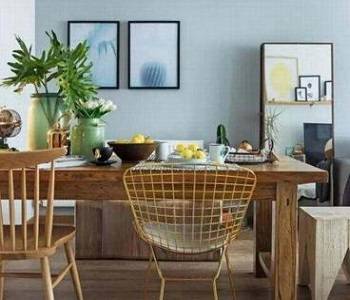 中性材質如藤、木材等